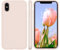 WXX for iPhone X Hülle Silikon Case, Handyhülle iPhone XS Ultra Dünn mit Microfiber, Flüssig Silikon Gel Gummi Kratzfeste Schutzhülle Matt Hülle für iPhone X/XS 5.8'' Retro Rosa