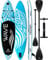 KESSER® Aufblasbares SUP Board Set Stand Up Paddle Board Premium Surfboard Wassersport | 6 Zoll Dick | Komplettes Zubehör | 130kg Aqua Hellblau