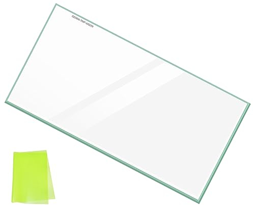 Verbessertes WP4449259 Ofentürglas, kompatibel mit Whirlpool 4449259 Backofen-Innentürglas, 50,8 x 25,4 cm, Innenglas für KitchenAid Ofentürglas KDRP463LSS08, KEBC107KSS03