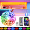 LED Strip LED Streifen 15m mit Fernbedienung & App & Musik Sync,Bluetooth RGB Lichterkette Dimmbar Farbwechsel, Band Leiste Selbstklebend TV Hintergrundbeleuchtung für Zimmer Deko/Gaming/Party