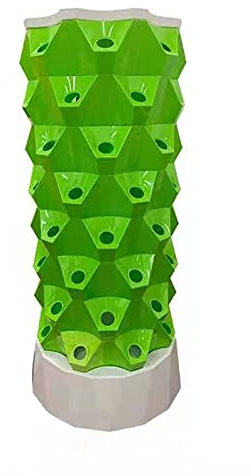 Torre idroponica, Sistema di Coltivazione acquaponica Verticale, Kit di Coltivazione aeroponica per Coltivazione Fuori Suolo per Erbe, Frutta e Verdura con Pompa idratante, Timer,