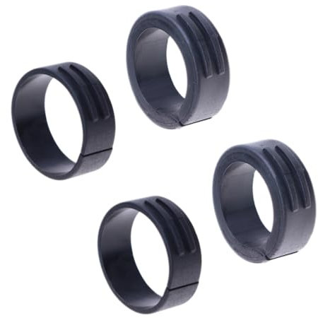 ThtRht 4 Pack Out Front Mount Gasket Bicycle Handlebar Washer Ring for Garmin iGPSPORT GPS Edge Explore XOSS G/G+ Bike Computer Cycling Stand Holder Compatible with 31.8mm 25.4mm 2 Type Bar