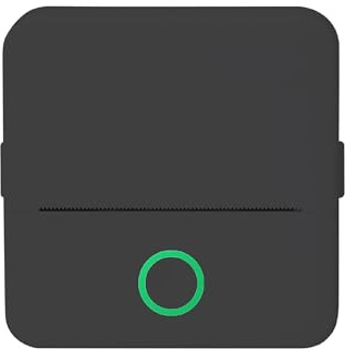 Core Innovations Wireless Mini Portable Thermal Printer Label Maker, Paper Included for Android and iOS Phone - Black