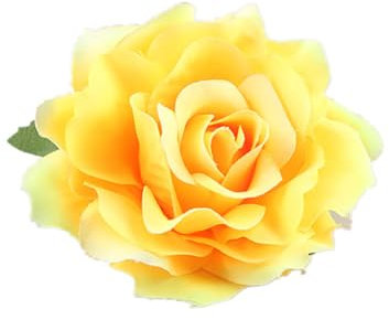 Lofruiin Horquilla para el pelo con broche para el pelo con diseño de rosas para mujer, vintage, elegante, para fiestas, viajes, festivales (amarillo)