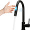 Küchenarmatur Touch Sensor mit Ausziehbar, 360°Küche Brause Wasserhahn, Einhebelmischbatterie für Häuser, Küchen, Badezimmer, Restaurants, Waschmaschinen, Waschräume, Büros