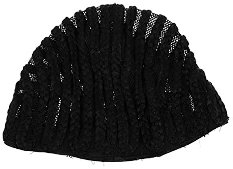 PAMINGONO Haarnetz Für Perücke Geflochtene Perückenkappe Haarnetz-liner Cornrows-perücke Einheitsgröße Verstellbar Gute Luftdurchlässigkeit Nicht Stickig