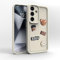 PanXCase Hülle für Samsung Galaxy S23 - Handyhülle 3D Bärchen Lächeln Motiv Design Süß Silikonhülle, Kameraschutz Mädchen Stoßfest Schutzhülle (White)
