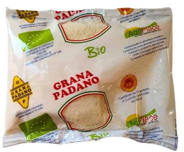 Grana Padano DOP Biologico Grattugiato Agripiace, busta 170 g