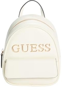 GUESS Factory Damen Galatia Mini Rucksack, Cream, Small