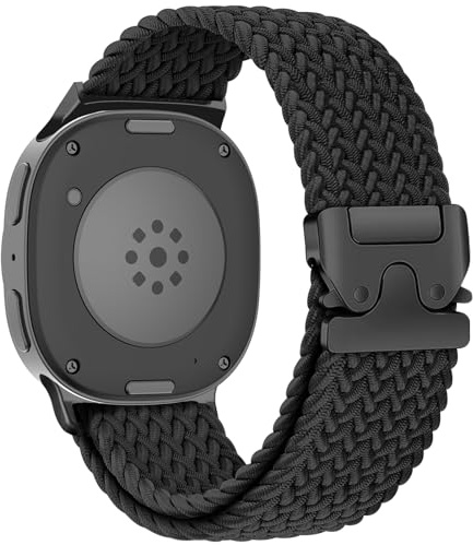 SOLOLUP Geflochtenes Armbänder für Samsung Galaxy Watch 9 8/8 Classic 40mm 44mm 46mm Armband Herren Damen,Stretchy Nylon Stoff Strap Fallschirmverschluss Sport Loop für Samsung Watch 9 8/8 Classic