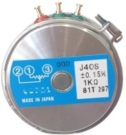 Potentiometer J40S1K 2K 5K 10K Parts Rotary Electrical Potentiometer Switch(2K)
