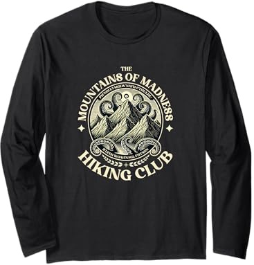Bergen Wahnsinns Wanderverein Mountains Madness Lovecraftsch Langarmshirt