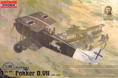 Roden 421 Modellbausatz Fokker D.VII (Albatros built, early) Carl Degelow