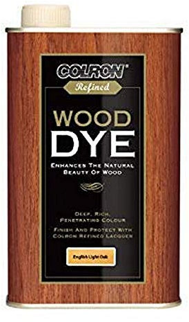 Ronseal CRWDLO500 500 ml Colron Refined English Wood Dye - Light Oak