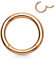 eeddoo Piercing-Ring Segment-Clicker Rosegold Edelstahl 1,6 x 10 mm