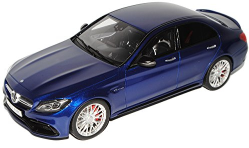 GT-Spirit Mercedes-Benz C-Klasse C63 S Edition One AMG Limousine W205 Blau Ab 2014 ZM 044 1/18 Modell Auto
