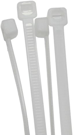 Lumonic 100x Kabelbinder 200 x 3,6mm I Weisse Kabelbinder in Industriequalität I Kabelbinder UV beständig, Kabelbinder wetterfest, Kabelbinder weiss