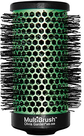 Olivia Garden MultiBrush Bürstenkörper für Profi-Rundbürste (antistatisch), keramikbeschichtet, als Lockenwickler verwendbar (Griff separat erhältlich), Durchmesser 56 mm, für langes Haar