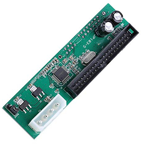 Adattatore da Sata a Pata, IDE ATA Pata parallelo a Convertitore adattatore per disco rigido Serial ATA Sata per PC, 1 porta ATA seriale, 1 porta IDE a 40 pin e 1 connettore di alimentazione
