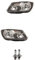 Halogen Scheinwerfer Set H4 für Caddy III Kombi Kasten inklusive OSRAM Lampen mit Steckdose Stellmotor LWR