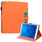 C/N DodoBuy Hülle für Huawei MediaPad M5 Lite 10, Cartoon Tiere Muster Magnetische Flip Smart Cover PU Leder Schutzhülle Tasche Brieftasche Wallet Case Ständer mit Kartenfächer - Orange Frosch