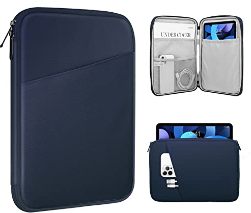 TiMOVO 9-11″ Funda de Tableta para iPad 11 Pulgadas A16 2025, iPad 10ª Gen. 10.9/10.2 / Air 11/5ª/4ª Gen.10.9, Galaxy Tab A9 Plus 11, Bolsa Protectora con Bolsillo, Índigo