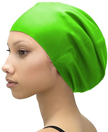 SOUL CAP – Badekappe/Schwimmkappe/Bademütze/Duschhaube für langes Haar | für langes, Dickes oder lockiges Haar | für Erwachsene, Jugendliche und Kinder | Silikon