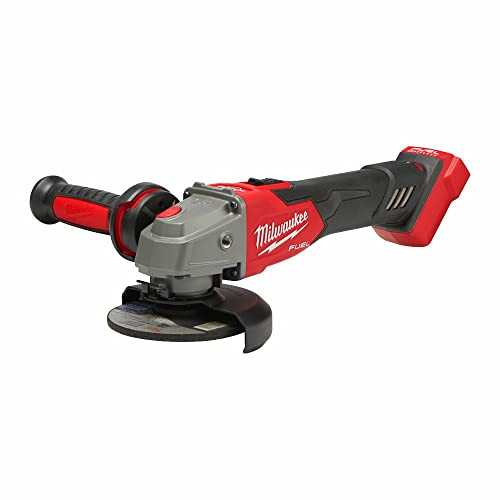 Milwaukee 15975009 Smerigliatrice angolare a Batteria M18 FSAGV125XB-0X, Rosso e Nero