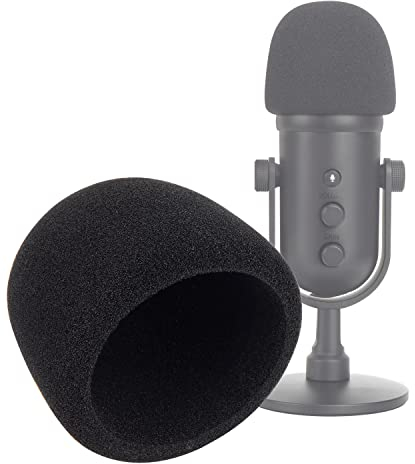 YOUSHARES Mic Pop Filter Compatible con Razer Seiren V2 X o Razer Seiren V2 Pro USB Micrófono para Bloquear Explosiones