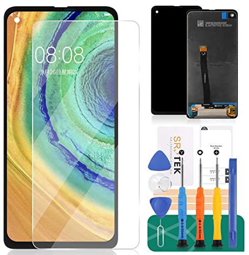 Ersatz-LCD-Bildschirm für Samsung Galaxy Xcover Pro G715 LCD-Bildschirm SM-G715 Touch-Digitizer Ersatzteilset (Schwarz, ohne Rahmen)
