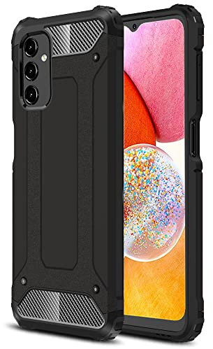 TECHGEAR Galaxy A14 5G Tough Armoured Case - ShockProof, Rugged, Sturdy, Heavy Duty Protective Impact Case Cover Designed for Samsung Galaxy A14 5G (Black)