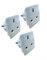 Let's Travel - 3 x UK to EU Travel Adapter Europe European Holiday Vacation Plug - By County Sales