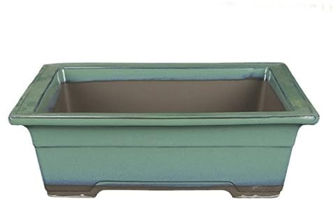 Maceta Rectangular Bonsái Diseño Clásico - Alto 15cm - Ancho 10cm - Colores Surtidos