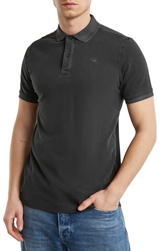 G-Star Herren Dunda Slim Poloshirt, Schwarz (dk Black gd D11595-D756-B564), S