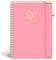 HAKACC A5 College Block Liniert, 80 Blatt/160 Seiten A5 Notizblock, PVC-Hardcover, 15 x 20,5 cm –Rosa