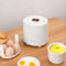 Electric egg cooker - fast egg cooker with automatic power off function, buzzer alarm function, suitable for steamed eggs - half-boiled eggs - electric egg cooker (4 egg capacity)