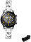 Metal Correa de Repuesto para TicWatch Pro 3 GPS/Pro 3 Ultra/Pro S/E2/S2/GTX Correa, Diseño Calado Metalica de Acero Inoxidable Transpirable Pulsera Compatible con TicWatch Pro 3 GPS Correa (1)