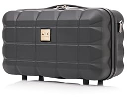 ATX Luggage 40 x 20 x 25 cm | Perfect for Ryanair Under Seat Cabin Case Hard Shell | Including Shoulder Strap | 20 Liters | Black