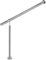 AUFUN Handlauf Edelstahl Eingangsgeländer Geländer für Treppen Wandhandlauf Treppengeländer Winkel Einstellbar für Drinnen und Draußen Treppenhaus 150 x 90 cm (L x H)