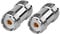 kiki fancy UHF PL-259 Female to UHF PL-259 Female Coaxial Cable Connectors Double Socket Coaxial Adaptor Connector Coupler Connector To Coax Adapter for CB Ham Radio Antenna