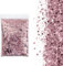 SHUOHONG 100g Glitter, Bene Brillantini Viso, 3 Taglie Miste Brillantini Unghie, Lucido Paillettes, Brillantini per Capelli, Glitter Corpo per Musica, Feste, Trucco del Festival (Rosa Scuro)