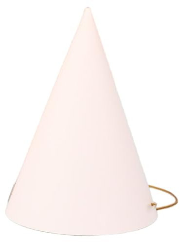 Wambere 10 Stück Geburtstagshut Geburtstagsparty Hut Party Hüte zum Geburtstag Partyhüte Party Kegel Hüte Geburtstag Kegel Hüte Party Supplies Hütchen Geburtstagshut für Festival Dekoration,Weiß
