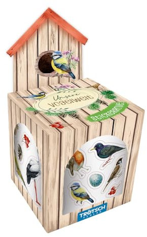 Trötsch Stickerrolle Unsere Vogelwelt: Aufkleber zum Verzieren und Verschenken
