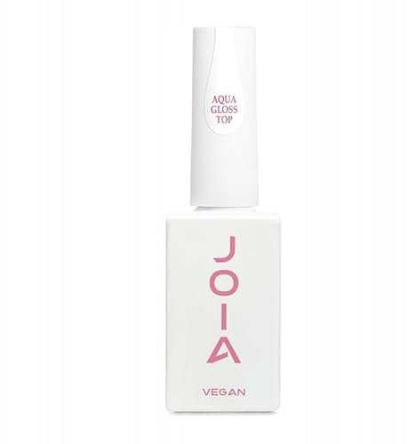JOIA vegan UV Nagellack Aqua Gloss Top No Wipe Gel UV Shine Bright 15 ml Überlack Für Nägel UV Lack Nageldesign