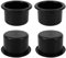 4 Pieces Plastic Cup Holder Inserts, 87mm Diameter Table Cup Holder Insert Black Car Drinks Holder for Sofa Couch RV Boat