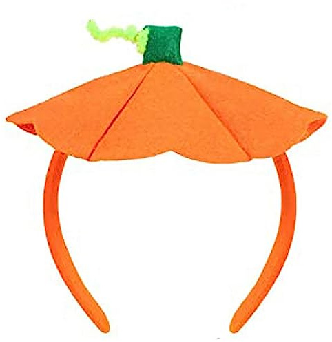 Halloween Haarreif Kürbis Kostüm für Damen und Kinder, Kürbis Haarreif Halloween Haarschmuck Lustige Haarreifen Kürbis-Hut Halloween-Kostüm-Zubehör Kopfschmuck für Halloween-Partys, Karneval, Cosplay