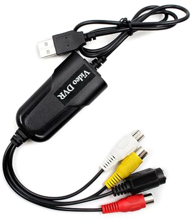 Laikoutd USB2.0 Video Converter Card Cable Single Channel Auditory Record USB2.0 To Signals Captures And Record Video Card For PC