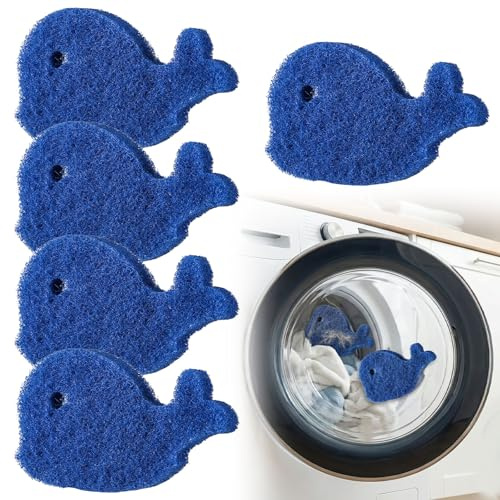 Alyxen 5 Piezas Atrapa Pelos Lavadora Reutilizables Bolas Quita Pelos Mascota, Bolas Quita Pelo Mascota Lavadora, Lavandería Mascota Removedor, Pelota de Lavado Pieles y Lavandería