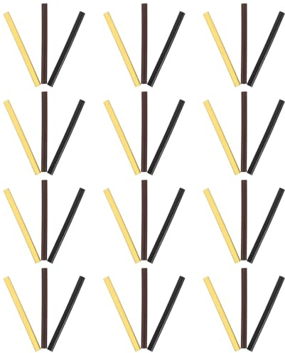 STOBAZA 36pcs Flat Tip Keratin Glue Sticks for Hair Extension Repair and Wig Bonding, Nano Glue Rods with Advanced Nano Technology Bonding and Precise Application, Suitable for Salon