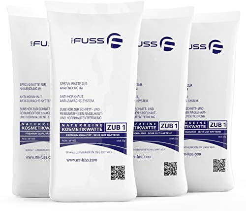 Mr. Fuss Pflegewatte 4 x 25 g